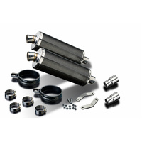 Triumph Speed Triple R 1050 2012-2016 350MM Oval Carbon Exhaust System Product thumb image 2