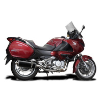 HONDA NT700V Deauville (2006-2015) 350MM OVAL CARBON EXHAUST SYSTEM Product thumb image 2