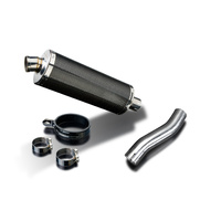 Honda CB500F 2016-2021 350MM Oval Carbon Exhaust System Product thumb image 2