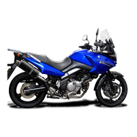 Suzuki DL650 V-STROM 02-11 350MM Oval Carbon Exhaust System Product thumb image 2