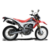 HONDA CRF250L (2012-2016) 350MM OVAL CARBON EXHAUST SYSTEM Product thumb image 2