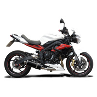 Triumph Street Triple 675 13-16 350MM Oval Carbon Silencer KIT Product thumb image 2