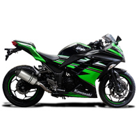 Kawasaki Nnja 300 2013-2023 260MM X-OVAL Titanium Exhaust System Product thumb image 2