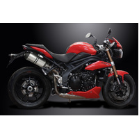 Triumph Speed Triple 1050 2011-2014 260MM X-OVAL Titanium Exhaust System Product thumb image 2