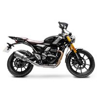 Triumph Scrambler 400X 2024-2026 260MM X-OVAL Titanium Exhaust System Product thumb image 2