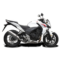 Honda CB500F 2013-2015 320MM TRI-OVAL Stainless Exhaust System Product thumb image 2