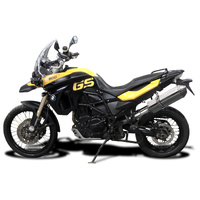 BMW F800GS F700GS 2013-2018 320MM TRI-OVAL Stainless Exhaust System Product thumb image 2