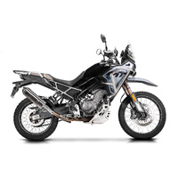 CF Moto 450 MT 2024-2026 320MM TRI-OVAL Stainless Exhaust System Product thumb image 2