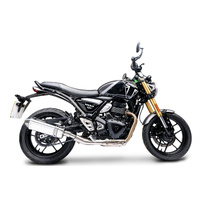 Triumph Speed 400 2024-2026 320MM TRI-OVAL Stainless Exhaust System Product thumb image 2