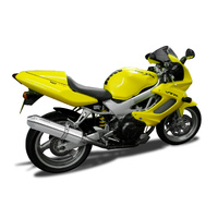 Honda VTR1000F Firestorm 1997-2006 420MM TRI-OVAL Stainless Exhaust System Product thumb image 2