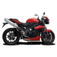 Triumph Speed Triple 1050 2011-2014 420MM TRI-OVAL Stainless Exhaust System Product thumb image 2
