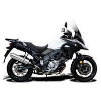 Suzuki DL650 V-STROM 17-23 DE-CAT 420MM TRI Oval Stainless Steel Exhaust System Product thumb image 2