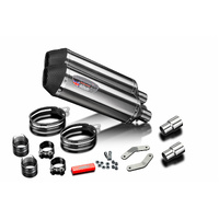 Triumph Speed Triple R 1050 2012-2016 343MM X-OVAL Stainless Exhaust System Product thumb image 2