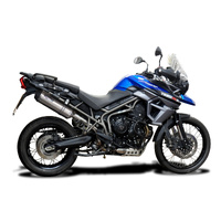 Triumph Tiger 800XR 2015-2018 343MM X-OVAL Stainless Exhaust System Product thumb image 2