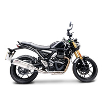 Triumph Speed 400 2024-2026 343MM X-OVAL Stainless Exhaust System Product thumb image 2