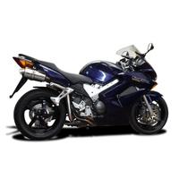 Honda VFR800 V-TEC 2002-2013 225MM Oval Stainless Exhaust System Product thumb image 2