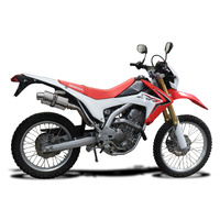 HONDA CRF250L (2012-2016) 225MM OVAL STAINLESS EXHAUST SYSTEM Product thumb image 2