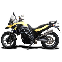BMW F800GS F700GS 2013-2018 225MM Oval Stainless Exhaust System Product thumb image 2
