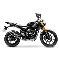 Triumph Scrambler 400X 2024-2026 225MM Oval Stainless Exhaust System Product thumb image 2