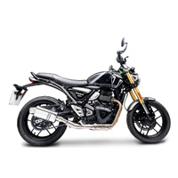 Triumph Speed 400 2024-2026 225MM Oval Stainless Exhaust System Product thumb image 2