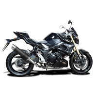 Suzuki GSX-S750 GSR750 2011-2024 350MM Round Carbon Exhaust System Product thumb image 2