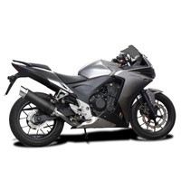 Honda CBR500R 2013-2015 350MM Round Carbon Exhaust System Product thumb image 2