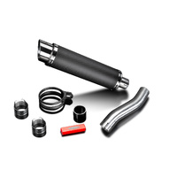 Honda CB500F 2016-2021 350MM Round Carbon Exhaust System Product thumb image 2