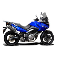 Suzuki DL650 V-STROM 02-11 350MM Carbon Round Exhaust System Product thumb image 2
