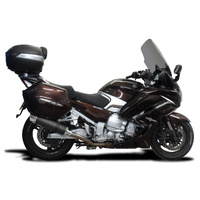 Yamaha FJR1300 (2006-2024) 350MM Round Carbon Exhaust System Product thumb image 2