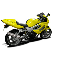 Honda VTR1000F Firestorm 1997-2006 350MM Round Stainless Exhaust System Product thumb image 2