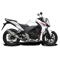 Honda CB500F 2013-2015 350MM Round Stainless Exhaust System Product thumb image 2