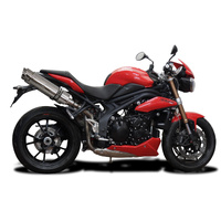 Triumph Speed Triple 1050 2011-2014 350MM Round Stainless Exhaust System Product thumb image 2