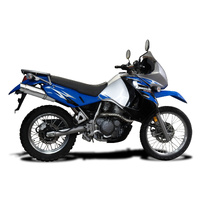 Kawasaki KLR650E 2008-2024 SL10 350MM Round Stainless Exhaust System Product thumb image 2