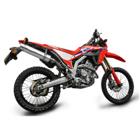 Honda CRF300L 2021-2026 350MM Round Stainless Exhaust System Product thumb image 2