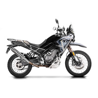 CF Moto 450 MT 2024-2026 350MM Round Stainless Exhaust System Product thumb image 2