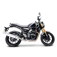 Triumph Speed 400 2024-2026 350MM Round Stainless Exhaust System Product thumb image 2