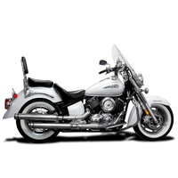 Yamaha XVS1100 A 1998-2018 Dragstar Classic V-STAR 550MM Bull Nose Exhaust Product thumb image 2