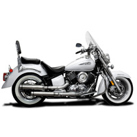 Yamaha XVS1100 A 1998-2018 Dragstar Classic V-STAR 410MM Bull Nose Exhaust Product thumb image 2