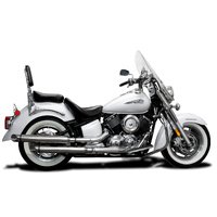 Yamaha XVS1100 A 1998-2018 Dragstar Classic V-STAR 550MM Slash CUT Exhaust Product thumb image 2