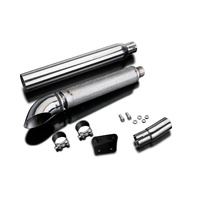 Suzuki S40 Boulevard 86-21 550MM Turned Slash Exhaust System Product thumb image 2