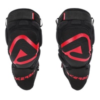 Acerbis Knee Guard Soft Adult Black Red Product thumb image 2