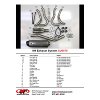 M4 Full System With Titanium Canister GSXR600/750 2008-2010 Product thumb image 2