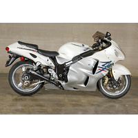 M4 Dual Black RETRO-DRAG SLIP-ONS Hayabusa 1999-2007 Product thumb image 2