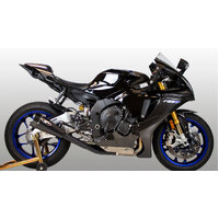 M4 Black RM1 SLIP-ON W/CAT Eliminator Yamaha R1 2015-2024 Product thumb image 2