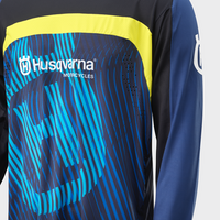 Husqvarna Railed Shirt - Blue/Yellow Product thumb image 3