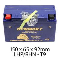 Dynavolt Battery AGM FA Nano Gel 12Volt 6Ah MG7B-4-C Product thumb image 3