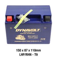 Dynavolt Battery AGM FA Nano Gel 12Volt 12Ah MG14ZS-C Product thumb image 3
