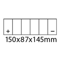 Roadstar Battery MF 12Volt 12Ah CTX14-BS or HTX14-BS Product thumb image 3