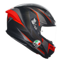 AGV K6 S Helmet Slashcut Black/Red Product thumb image 3