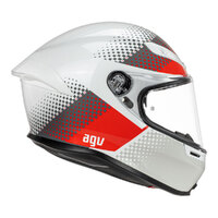 AGV K6 S Helmet SMU Fision White/Red/Light Grey Product thumb image 3